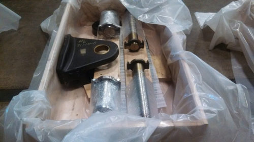 Retrofitted Shovel Door Shock Limiters